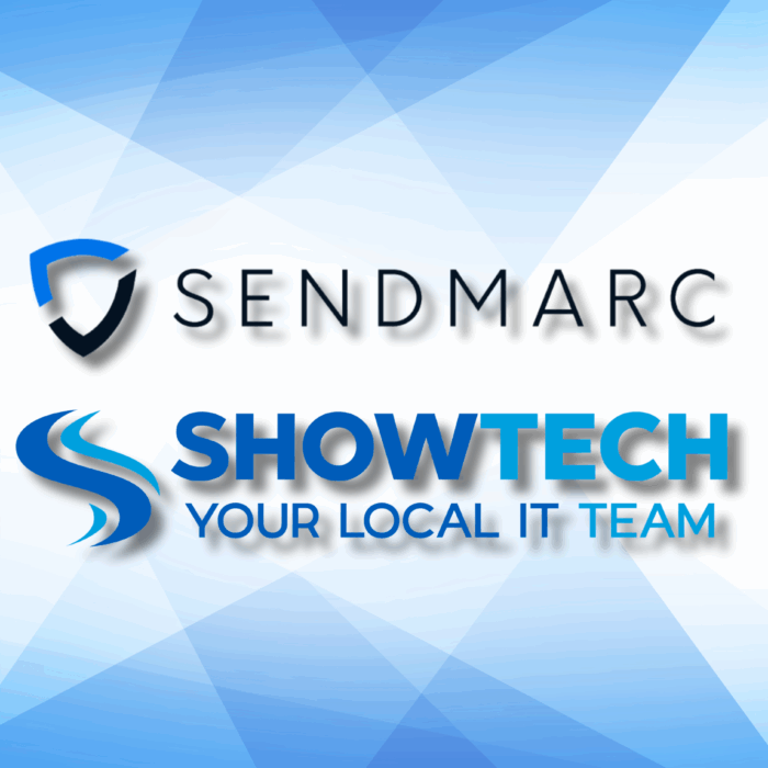 Image with both Sendmarc and ShowTech Logos